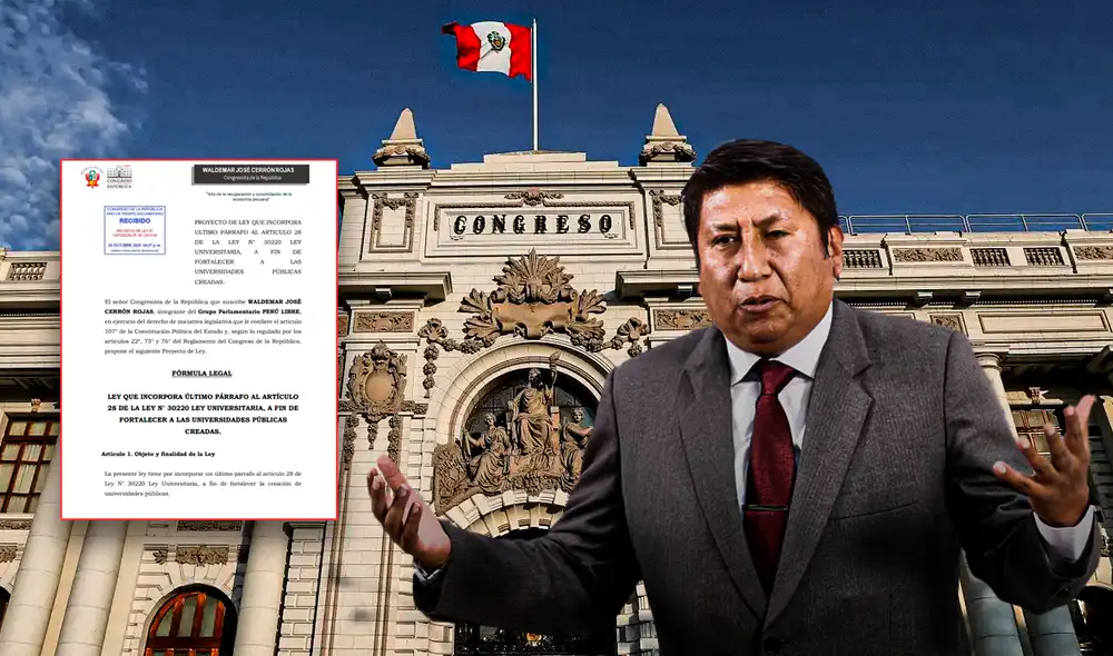 Otra iniciativa cuestionada de Waldemar Cerrón.