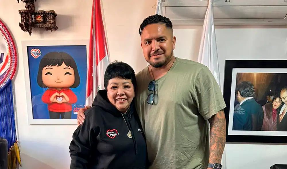 Juan Manuel 'loco' Vargas junto a la presidenta de Somos Perú, Patricia Li Sotelo. Foto: Facebook Somos Perú Juan Manuel 'loco' Vargas junto a la presidenta de Somos Perú, Patricia Li Sotelo. Foto: Facebook Somos Perú