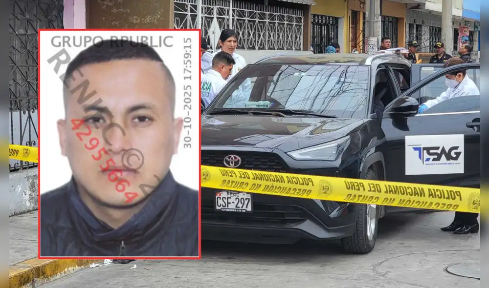Asesinan a hombre dentro de su camioneta en Breña. Foto: Adrian Sarria. Asesinan a hombre dentro de su camioneta en Breña. Foto: Adrian Sarria.