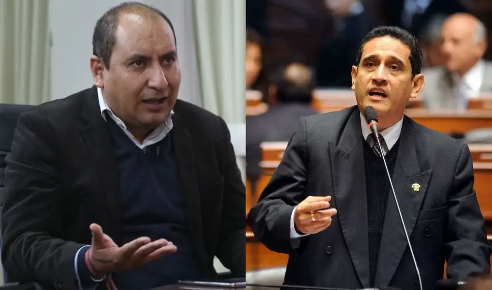Arce y Guevara buscarán ser los representantes del Partido Morado en la próxima elección presidencial | Composición: LR.