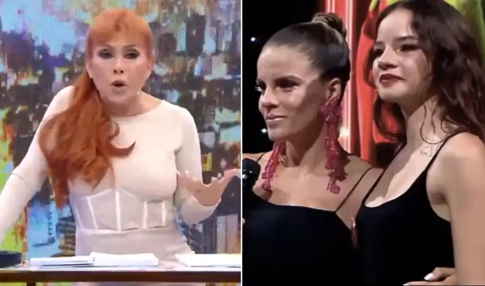 La conductora se refirió a la decisión de Alejandra de elegir a Camila Domínguez como modelo, sin incluir a su hermana menor. Foto: Composición LR