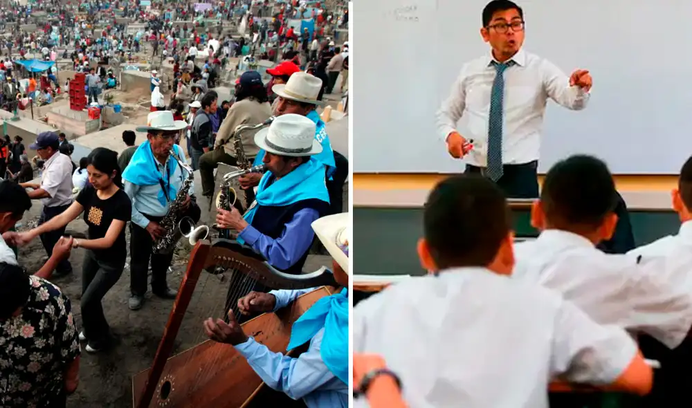 Minedu responde a la duda sobre si este lunes 3 de noviembre habrá clases o no en los colegios del Perú. Foto: Composición LR Minedu responde a la duda sobre si este lunes 3 de noviembre habrá clases o no en los colegios del Perú. Foto: Composición LR