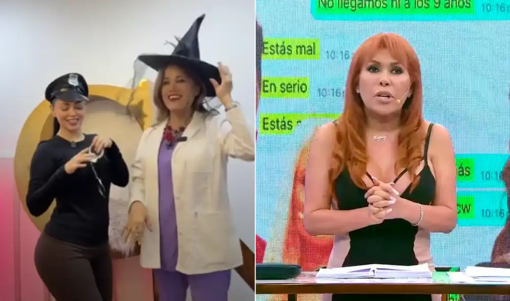 Pamela Franco le responde a Magaly Medina de manera irónica.