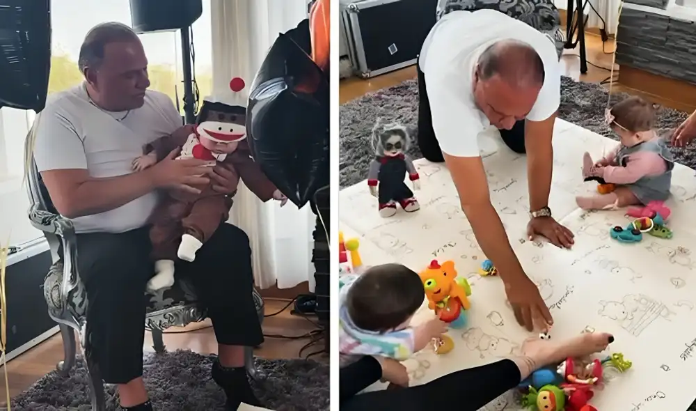 Mauricio Diez Canseco enternece al celebrar el primer Halloween de sus mellizos.