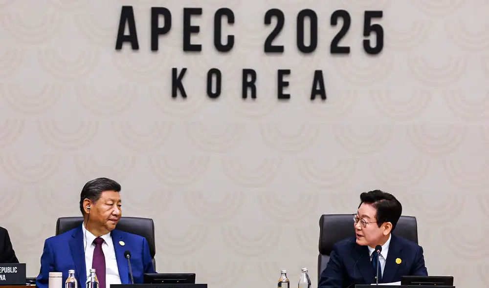 La atención mediática se centró en la posición de China dentro del foro. Foto: AFP.