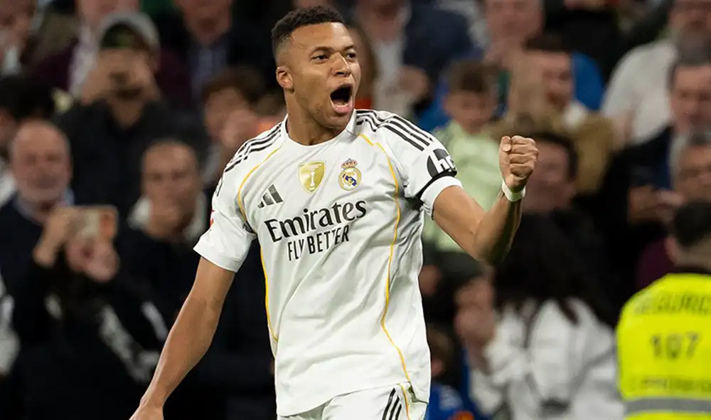 Kylian Mbappé es el máximo goleador del Real Madrid en la temporada. Foto: LaLiga