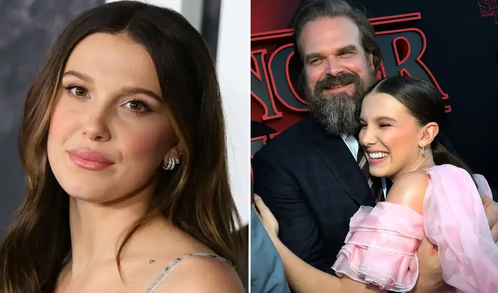 Millie Bobby Brown y David Harbour fueron parte dle elenco actoral de 'Stranger Things' 5. Foto: composición LR/difusión Millie Bobby Brown y David Harbour fueron parte dle elenco actoral de 'Stranger Things' 5. Foto: composición LR/difusión
