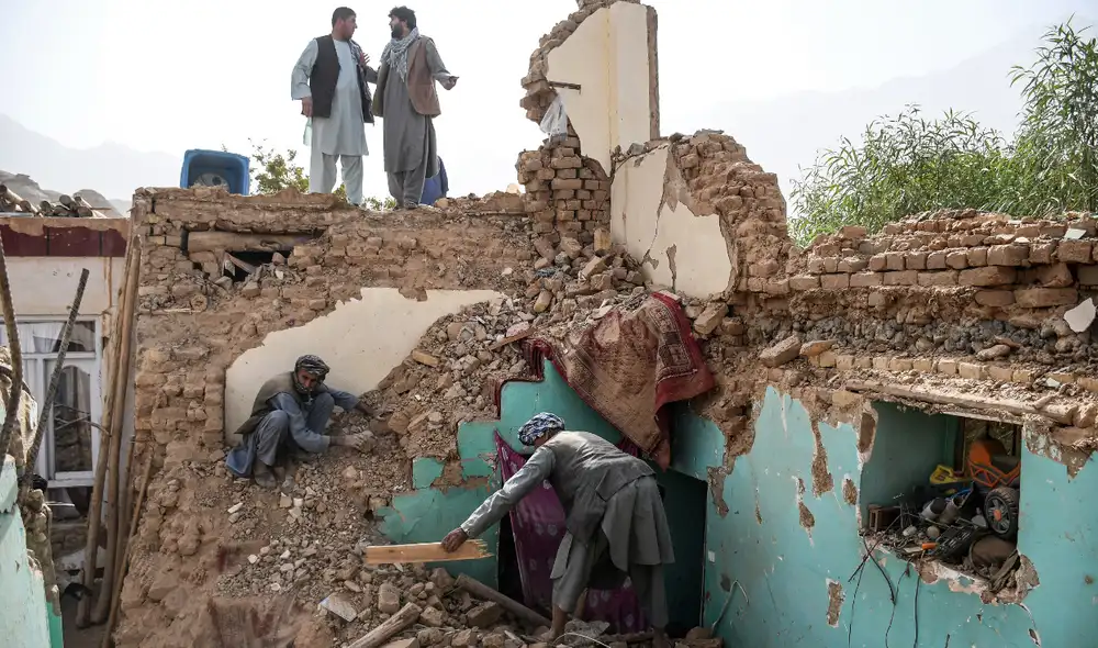 Un terremoto de magnitud 6,3 sacudió el norte de Afganistán cerca de Mazar-i-Sharif. Foto: AFP Un terremoto de magnitud 6,3 sacudió el norte de Afganistán cerca de Mazar-i-Sharif. Foto: AFP