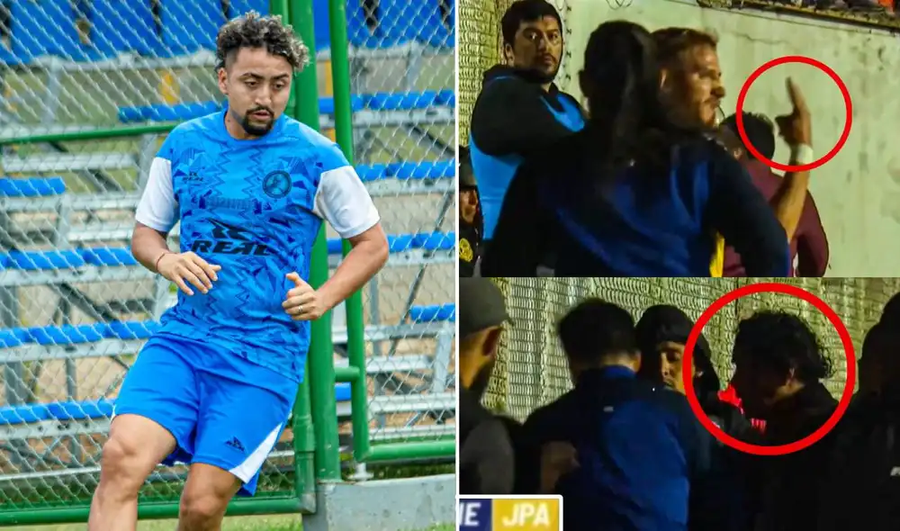 Christian Flores llegó a Juan Pablo II esta temporada. Foto: composición LR/Asociación Club Deportivo Juan Pablo II College Chongoyape/captura de L1 MAX