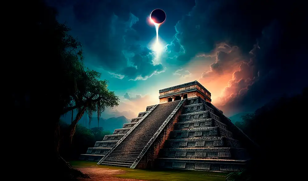 Para los mayas, los eclipses eran señales de ira divinas que respondían con rituales y sacrificios en templos como Chichén Itzá. Foto: Shutterstock Para los mayas, los eclipses eran señales de ira divinas que respondían con rituales y sacrificios en templos como Chichén Itzá. Foto: Shutterstock