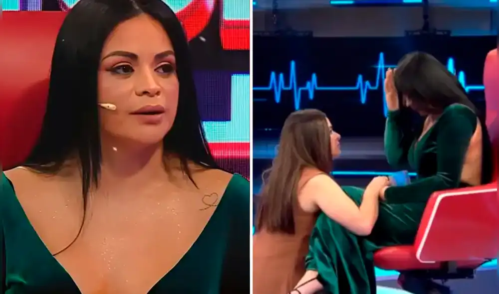 Mayle Moscoso es la hija de 20 años de Leslie Moscoso, quien la acompaño en 'El valor de la verdad'. Foto: Composición LR/Panamericana.