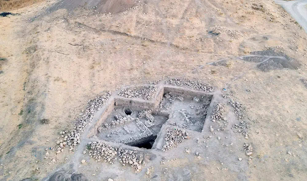 Excavaciones en Kani Shaie revelan restos de un edificio que se cree que tiene al menos 5.000 años de antigüedad. Foto: Universidad de Coimbra