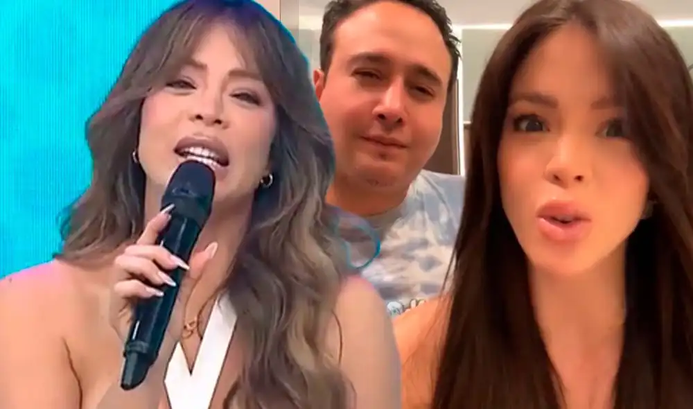 Sheyla Rojas está de regreso en Perú por unos días. Foto: Composición LR/Captura/Latina/Captura/TikTok