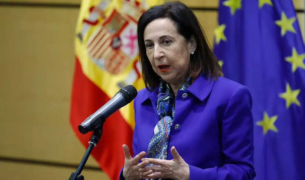 Margarita Robles, Ministra de Defensa de España, brindó estas declaraciones durante un foro de seguridad en Madrid.