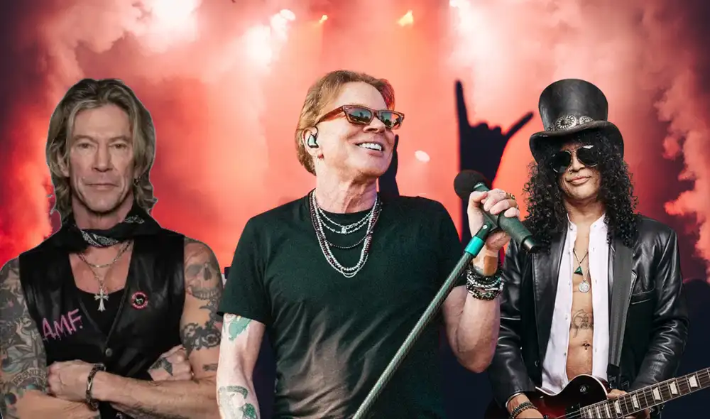 Guns N' Roses se presentará en el Estadio Nacional el 5 de noviembre. Foto / Difusión: LR