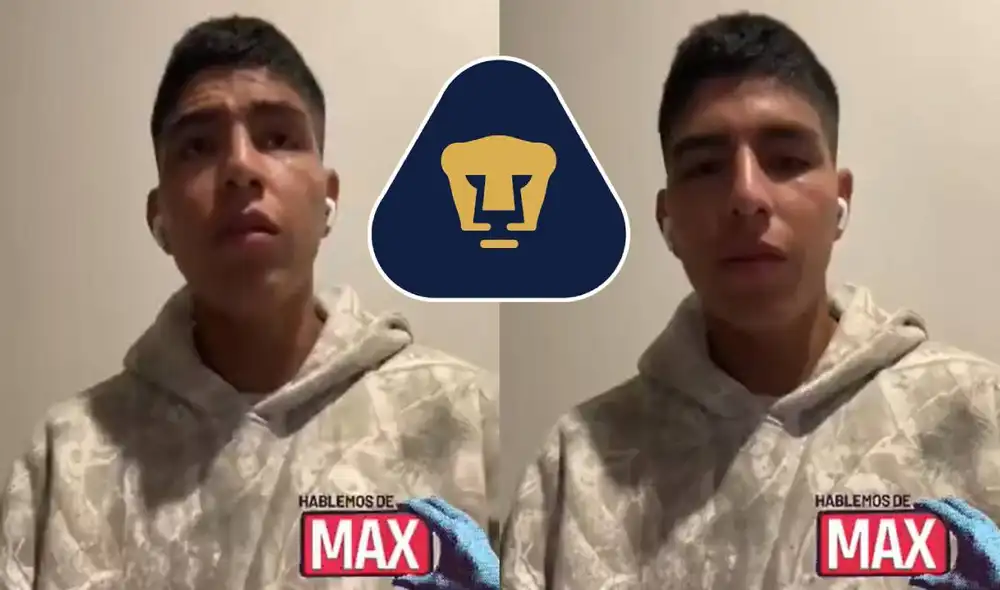 Piero Quispe estuvo tres temporadas en Pumas. Foto: composición LR/captura de L1 Radio