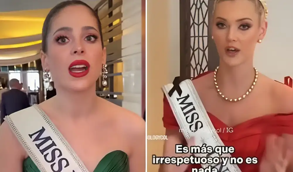 Incidente entre Nawat y Miss México ocurrió días antes de que Victoria Kjaer entregue su corona. Foto: composición LR/X Incidente entre Nawat y Miss México ocurrió días antes de que Victoria Kjaer entregue su corona. Foto: composición LR/X