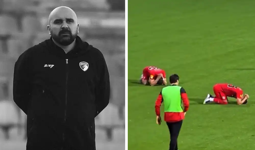 Mladen Zizovic llevaba apenas 10 días en el cargo. Foto: composición de LR/Radnicki 1923/captura de Arena 3 Premium