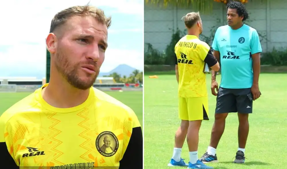 Cristhian Tizón se convirtió en refuerzo de Juan Pablo II en febrero del 2025. Foto: composición LR/captura de Juan Pablo II