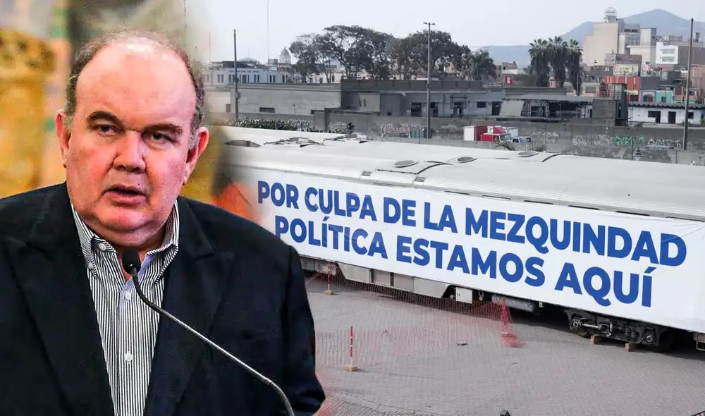 Rafael López Aliaga mintió sobre supuesta "donación" de trenes Caltrain. Foto: composición LR