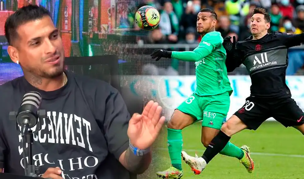 Miguel Trauco se enfrentó a Lionel Messi en Francia en el 2021. Foto: composición LR/Conseñal TV/EFE