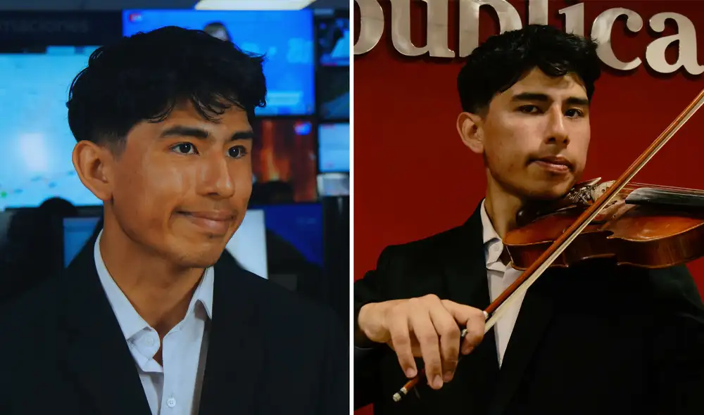 Arturo Becerra es violinista y estudiante de Computación Científica en la Universidad Nacional Mayor de San Marcos.