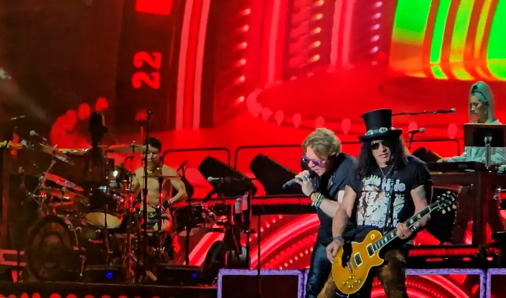 Guns N' Roses se presentó en el Estadio Nacional de Lima el 5 de noviembre, deslumbrando al público en una velada rockera inolvidable en su gira 'Rock N’ Roll Rhapsody Tour 2025'. Foto: Kevinn García / URPI-LR
