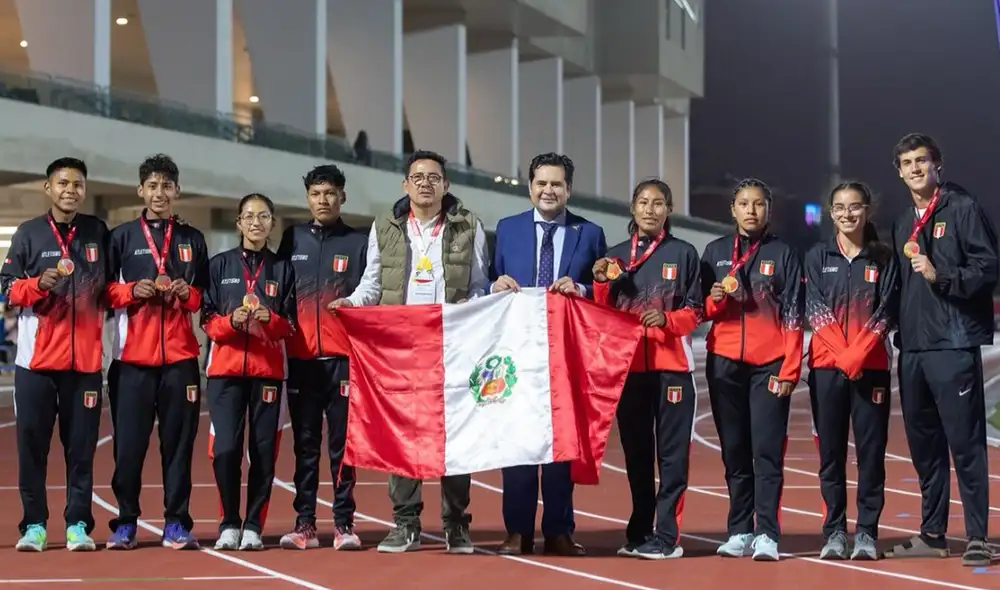 Perú compitió con 33 representantes, incluyendo invitados, en este Campeonato Sudamericano de Atletismo sub-20. Foto: IPD