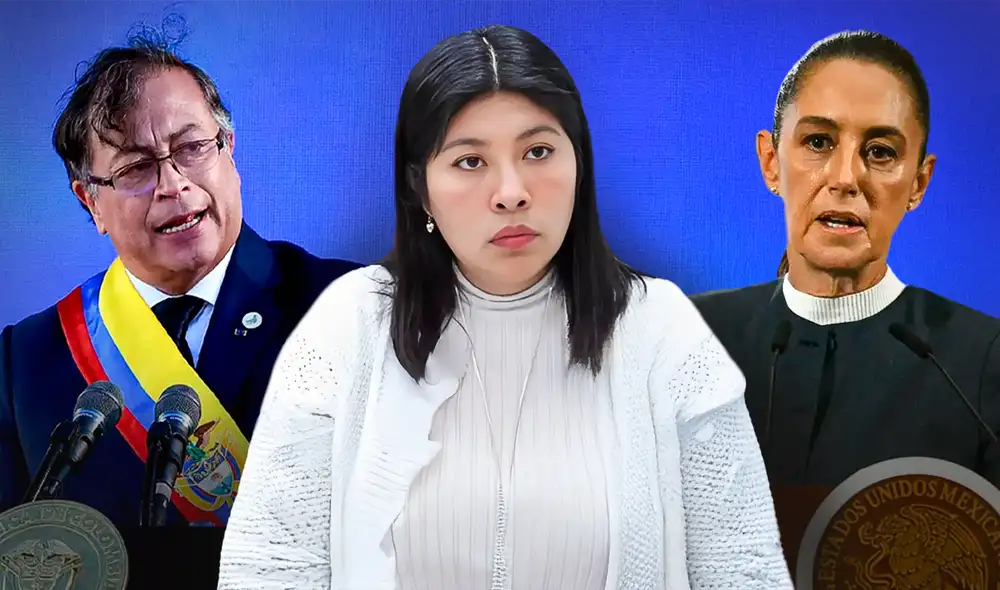 Gustavo Petro se pronuncia sobre declarar persona non grata a Claudia Sheinbaum por asilo a Betssy Chávez. Foto: composición LR