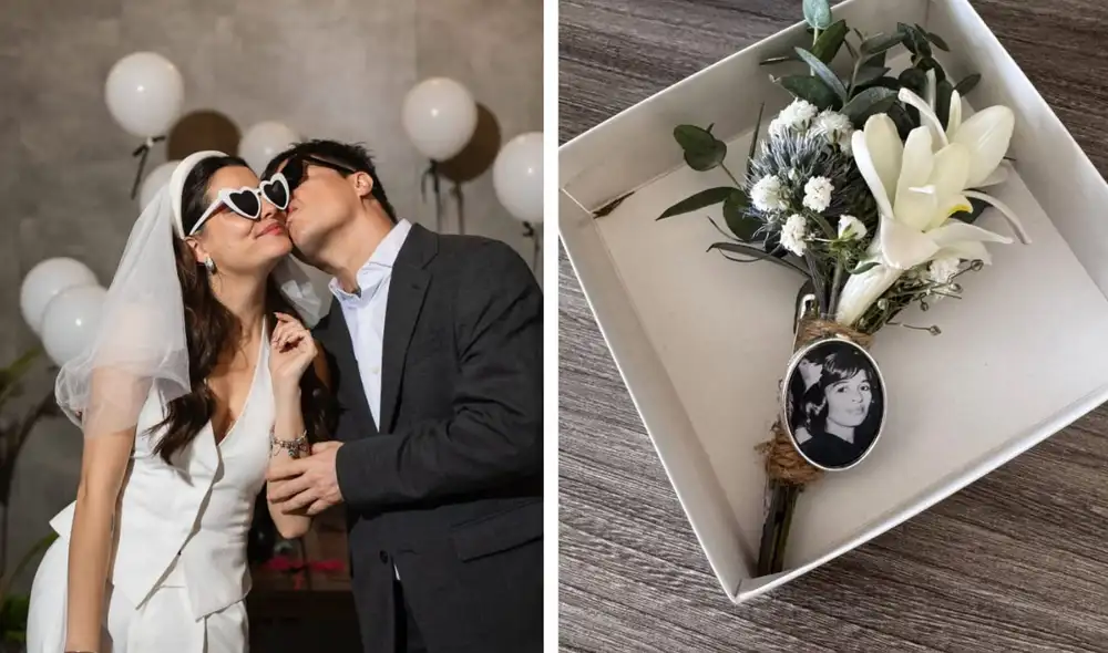 Salim Vera y Claudia Sobenes se casan en una ceremonia íntima en Arequipa. Foto / Composición: LR Salim Vera y Claudia Sobenes se casan en una ceremonia íntima en Arequipa. Foto / Composición: LR