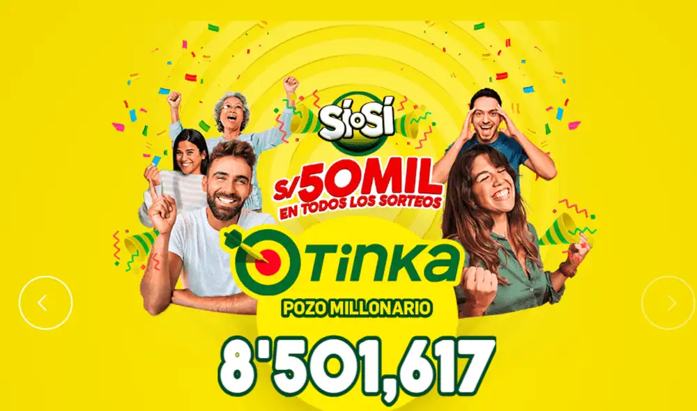 Conoce los resultados de La Tinka de este domingo, 9 de noviembre. Conoce los resultados de La Tinka de este domingo, 9 de noviembre.