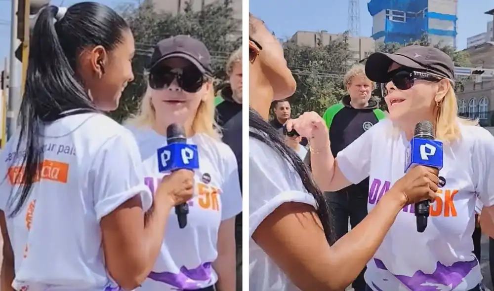 Gisela Valcárcel fue vista cerca de las instalaciones de Panamericana Televisión. Foto / Composición: LR