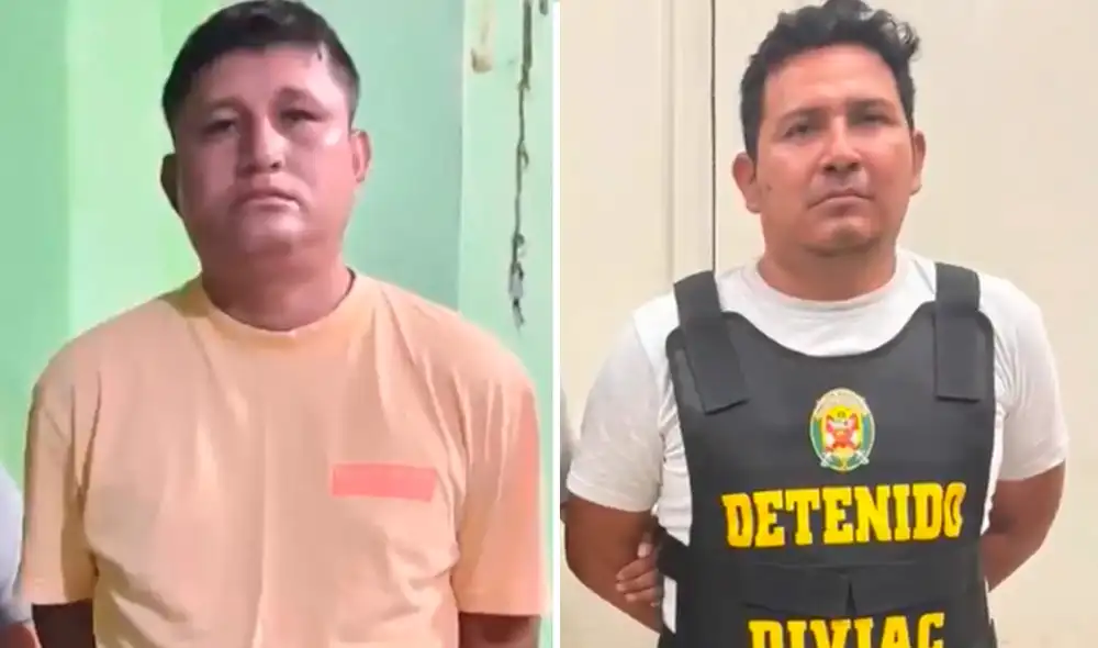 Miembros de inteligencia del Escuadrón Verde fueron captados junto con avezados delincuentes en Tarapoto. Foto: Composición LR