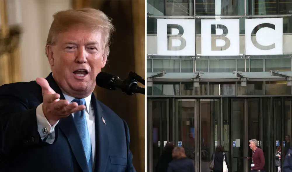 El presidente Trump amenaza a la BBC con denuncia por difamación tras declaraciones 'engañosas' en documental.