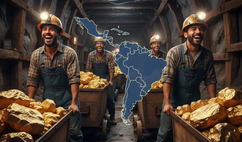 El país latinoamericano que lideró la producción de oro acumuló 130 toneladas métricas en 2024. El país latinoamericano que lideró la producción de oro acumuló 130 toneladas métricas en 2024.