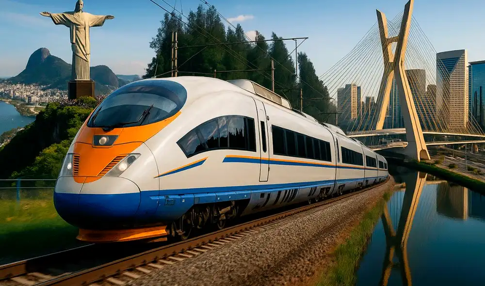 Brasil tendrá el tren más rápido de América Latina.