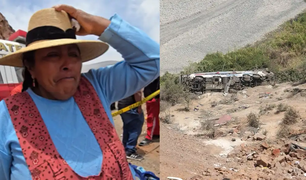 Una madre de familia se mostró afectada tras no encontrar a su hijo ni a su nuera embarazada en accidente en Arequipa.