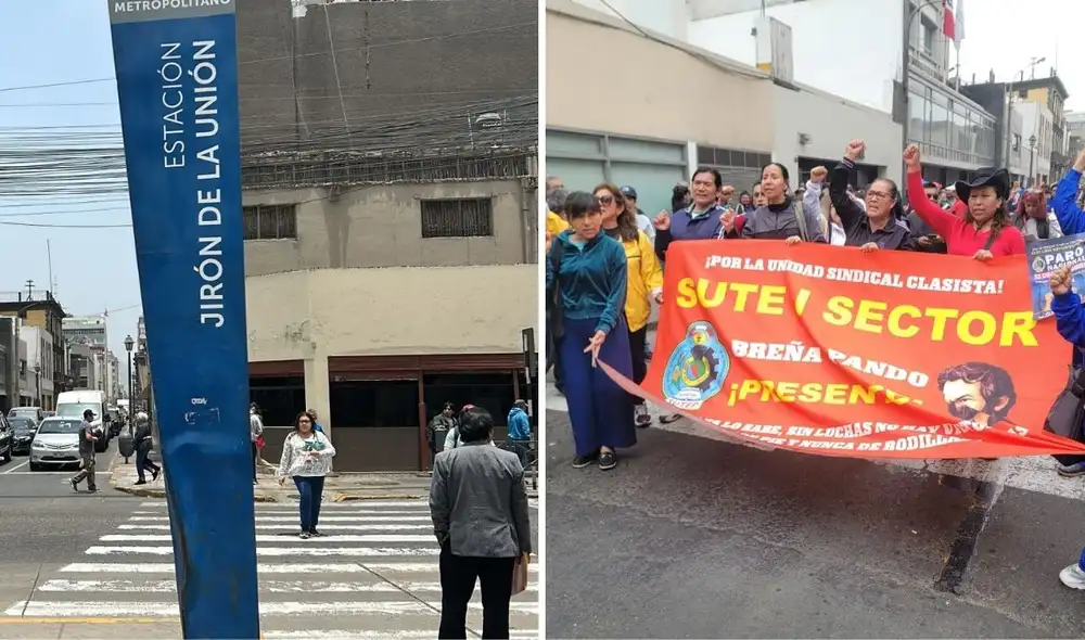 Cierran temporalmente estaciones del Metropolitano en el Centro de Lima.