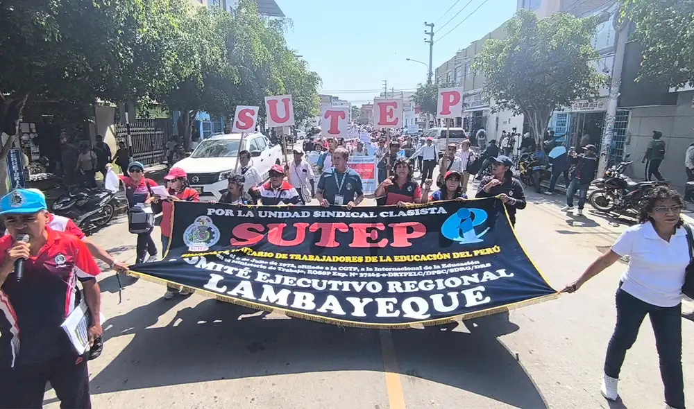 Docentes exigen mayor presupuesto para el sector en 2026. Créditos: Emmanuel Moreno / La República. Docentes exigen mayor presupuesto para el sector en 2026. Créditos: Emmanuel Moreno / La República.