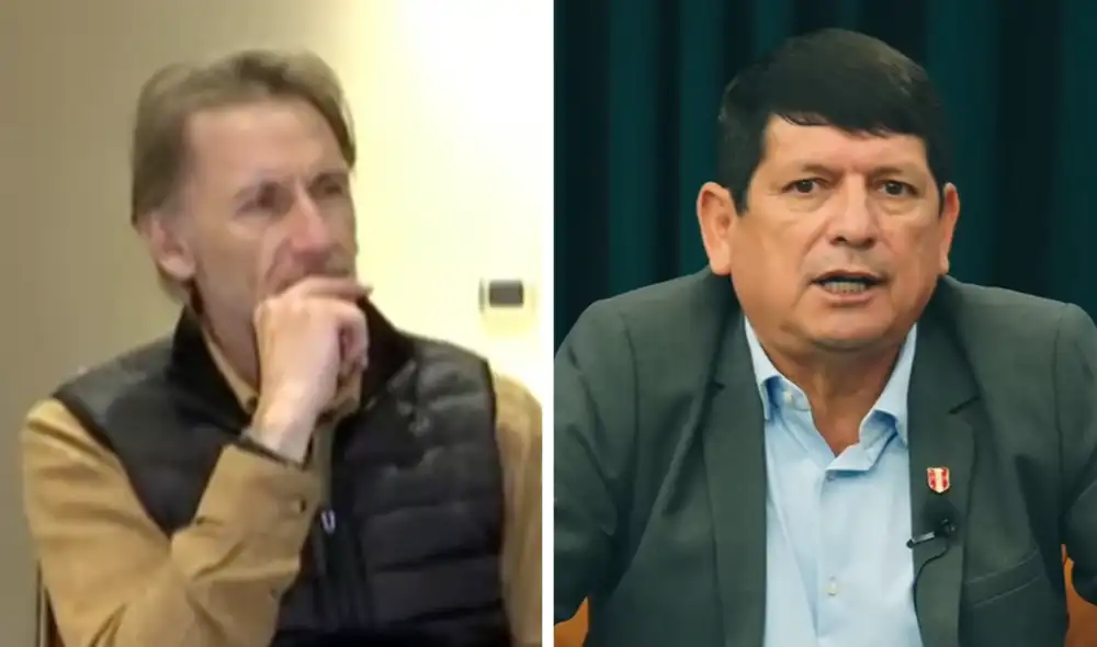 Ricardo Gareca respondió a declaraciones de Agustín Lozano. Foto: composición LR/captura de RPP Noticias