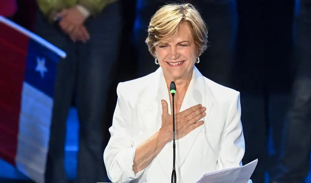 Evelyn Matthei intentará, por segunda vez, alcanzar la presidencia de Chile. Foto: AFP