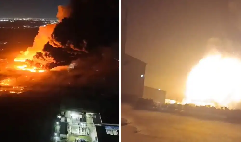 Una explosión en la planta química de Ezeiza, Buenos Aires, dejó al menos 20 heridos y generó un incendio que afectó depósitos y galpones en la zona. Foto: composición LR/X Una explosión en la planta química de Ezeiza, Buenos Aires, dejó al menos 20 heridos y generó un incendio que afectó depósitos y galpones en la zona. Foto: composición LR/X