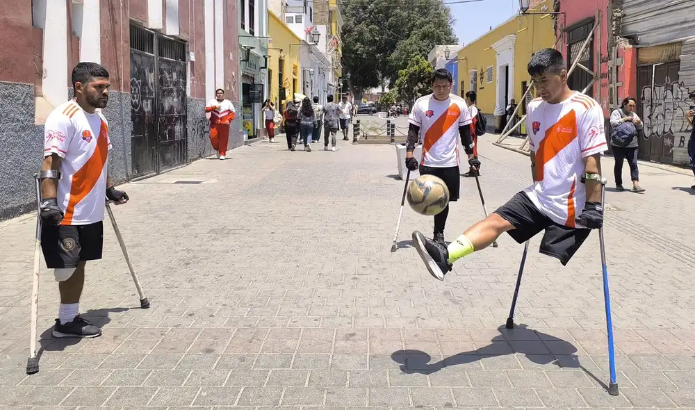 Deportistas llegaron a Trujillo para mostrar su talento y solicitar apoyo. Foto: Sergio Verde - La República. Deportistas llegaron a Trujillo para mostrar su talento y solicitar apoyo. Foto: Sergio Verde - La República.