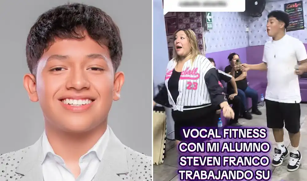 Muestran el sorprendente entrenamiento vocal de Steven Franco. Muestran el sorprendente entrenamiento vocal de Steven Franco.