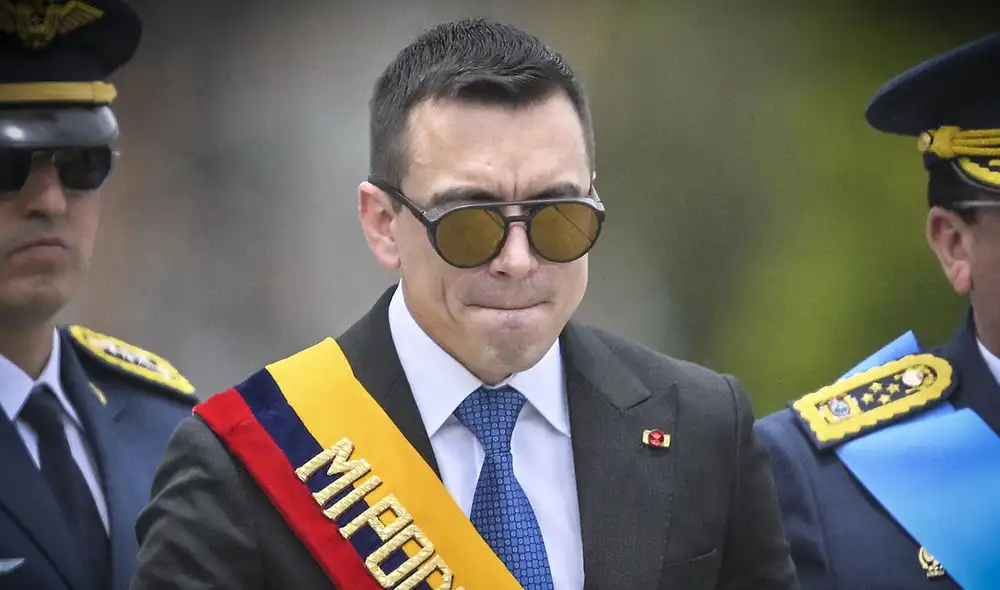 El gobierno de Daniel Noboa sufrió un revés significativo tras el rechazo del 61% de los votos en el referéndum sobre propuestas claves. Foto: AFP El gobierno de Daniel Noboa sufrió un revés significativo tras el rechazo del 61% de los votos en el referéndum sobre propuestas claves. Foto: AFP