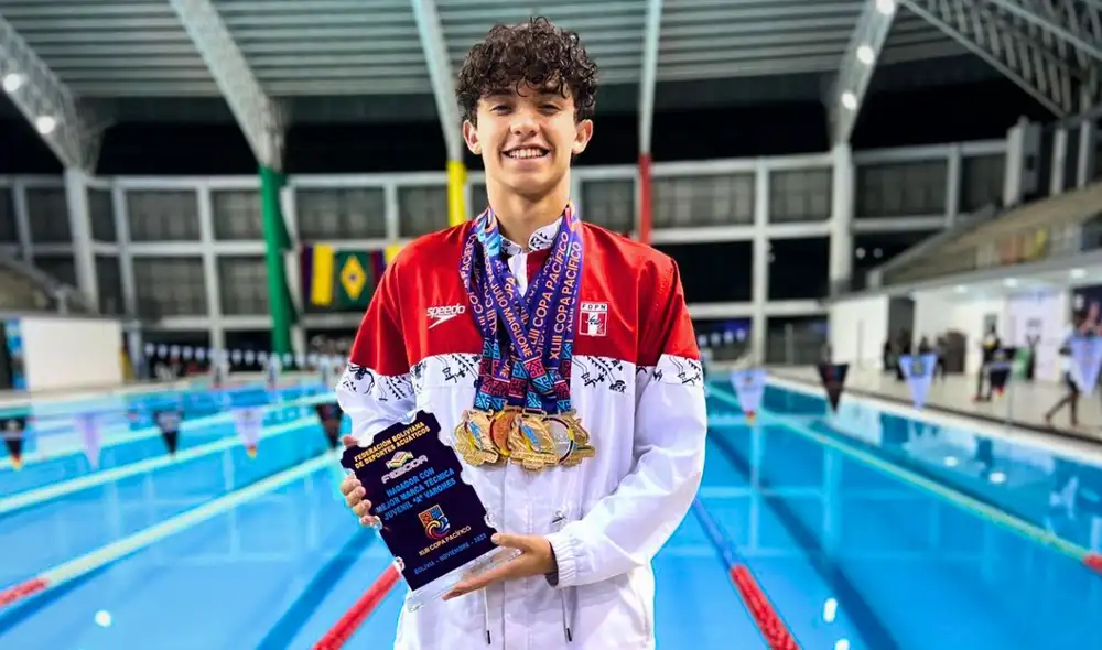Carlos Díaz Lecca, un nadador piurano de 15 años, ha destacado en los Juegos Escolares Deportivos 2025, acumulando siete récords nacionales y brillando en la Copa Pacífico 2025.