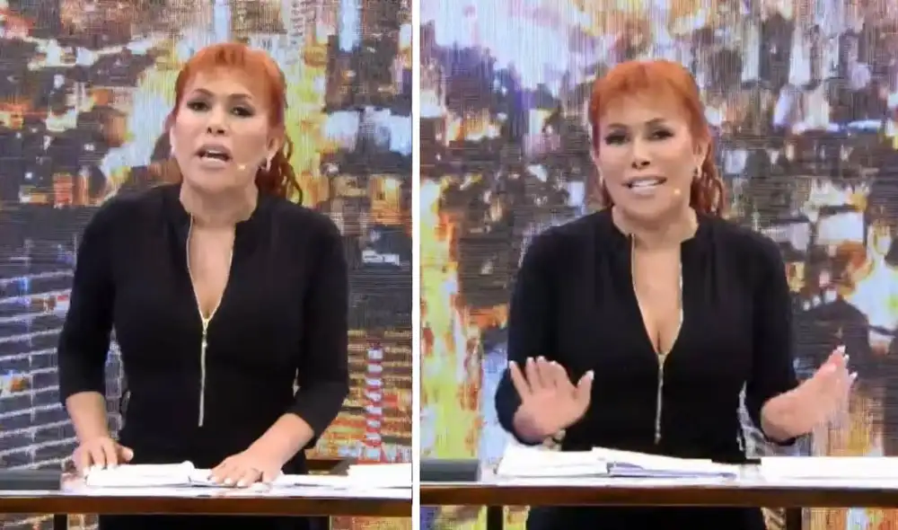 No es la primera vez que la conductora se molesta con su equipo de producción en vivo. Foto: composiciónLR/ATV