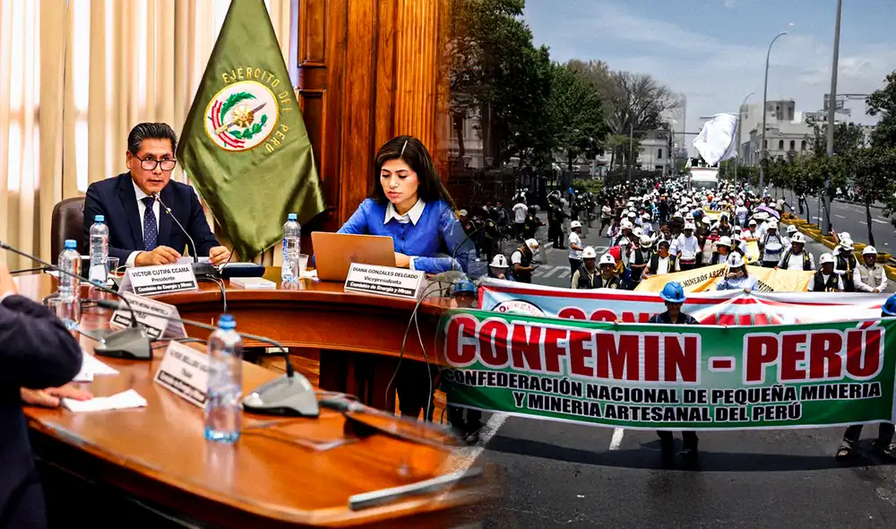 Luego de varios intentos frustrados, la Comisión de Energía y Minas del Congreso dio luz verde a una nueva prórroga del Reinfo por dos años más. Foto: composición LR/Congreso/John Reyes