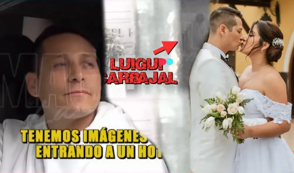 Luigui Carbajal se casó con Diana García en 2023. Foto: composición LR/ATV