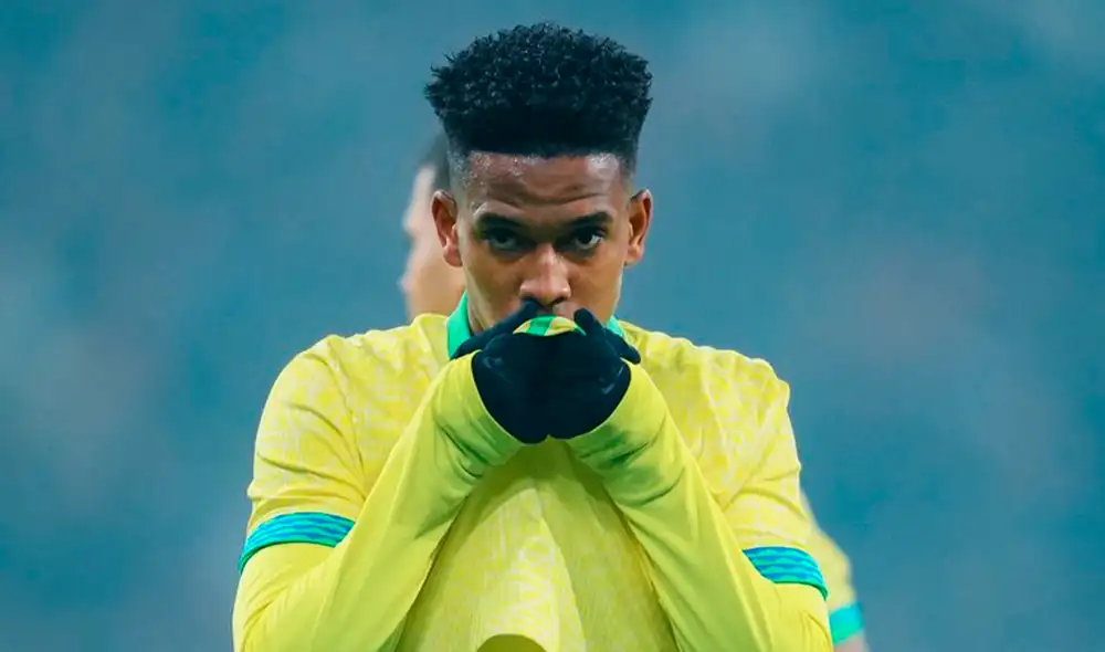 Estevao suma 5 goles en 5 compromisos con Brasil. Foto: X